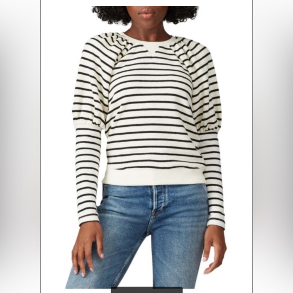 SAYLOR Auggie Striped Knit Top